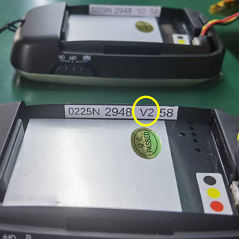 V2 serial number