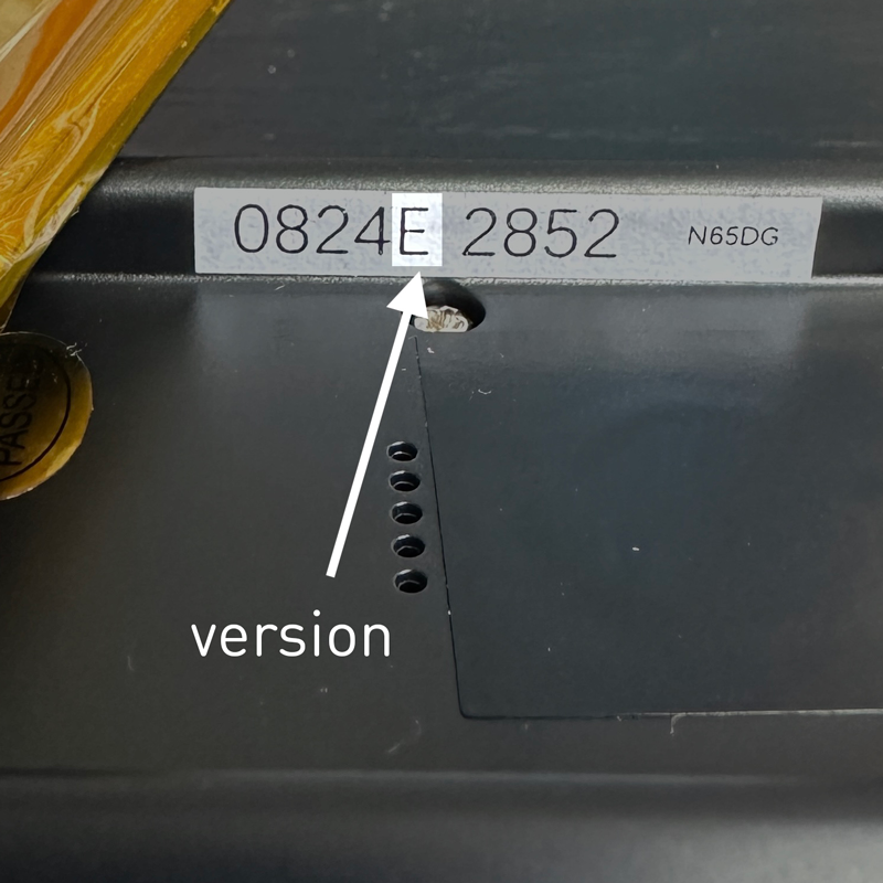 unit version
